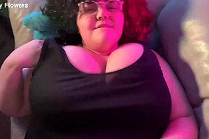 Huge tits BBW missionary POV