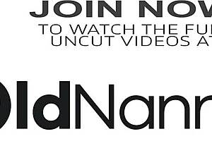 Old chubby Sami casually plays with her big tits using toys in stockings