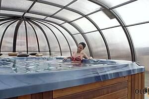 Handsome Old Man Contrasts With Flawless Young 18+ Czech Model In Passionate Encounter