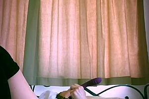 Bored Housewife Dresses as Sexy Pirate and Inserts Carrots in Her Wet Pussy for Solo Fun