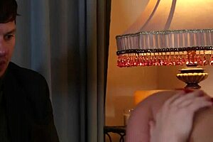 hot wife charley chase surprises husband with big natural tits lingerie and cuckold pussy licking