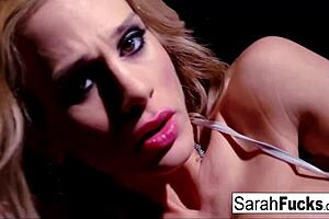 i'm tattooed milf sarah and i stuff my pussy with a red toy.