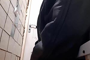 I set up a hidden camera to catch my stepmom with big tits masturbating on the toilet until she orgasms