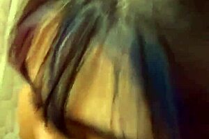 Chupando pico de pana with that horny latina milf showing off her natural tits in a sexy tattoo display