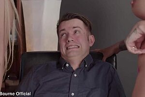 Getting A Raise With Rough Fucking, Deepthroat Blowjob, And Cum Covered Pussy In Wild Cowgirl Ride!