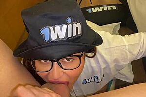 Watch this Colombian bitch give a slothy blowjob!