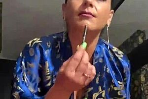 Slutty geisha milf craves attention.