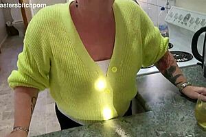 KIWI MILF SUB SLURPS UP the Wine After Her MASTER SPILLS It Everywhere!