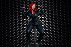 hey black widow granny, why are you such a masturbating avenger slut with your dildo?