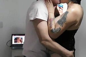 Left ass and throat full of cum