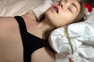 SANTA CAME TO FUCK IN MY HOUSE WITH SKINNY TABOO ROLEPLAY.