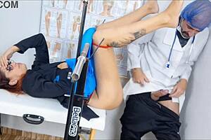 Curious Stepmom Introduces Teen Stepdaughter to Kinky Hospital Exam with Perverted Doctor.