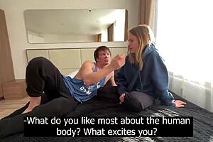 Two porn actors engage in real sex with big tits Latina boss and interracial babysitter in homemade amateur scene.