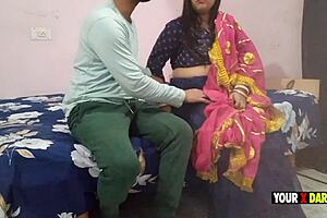 Exclusive stepson fucks his stepmom as a friend with big tits blowjob and pussy action. He enjoys her chubby indian body in cheating taboo encounter.