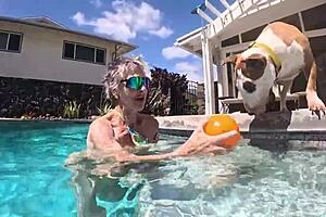 We Went Swimming In A Private Pool In Hawaii Kai