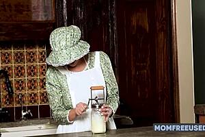 In a casual tale, curvy Amish girl Jessie Rogers offers her body to the community for some toy play and dirty fucking.