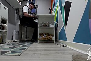 Maisie Lewis stars as a shoplifting slut with big natural tits in POV