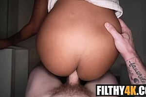 Almost Caught With Busty Milf Mommy In Taboo Encounter