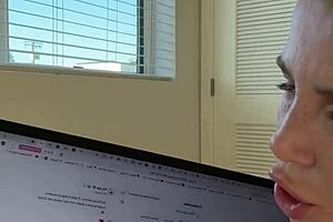 Professional manhood evaluation by Sugarnadya contrasts petite beauty with intriguing natural tits.