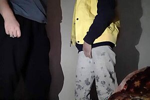 My stepmom secretly watches me masturbate at home then we dive into intense homemade lesbian sex with orgasms.