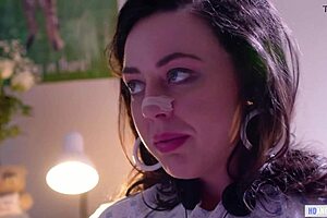 Look at this strange hospital where lesbian nurses whitney wright and casey calvert team up with doctors ryan keely and sarah vandella for pussy licking.