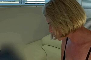 Professional manhood evaluation by Sugarnadya contrasts petite beauty with intriguing natural tits.