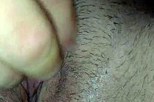 Cameltoe gets attention during a relaxing massage session for the wife.