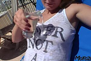 Mofozo Com - Horny First Timer Takes Doggystyle Deepthroat with Wet Sloppy Oral