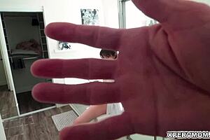 oliver faze helps jenna noelle shave her area. then he gets to taste its freshness in the bathroom.