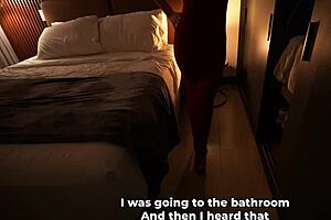 Angel Cruz and Daniela Gomez get wild in bedroom with curvy Colombian milf shaking big ass and saggy tits during roleplay