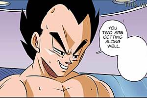 vegeta's gift arrives in english dub version with comic monster elements. big ass creampie follows interracial action.