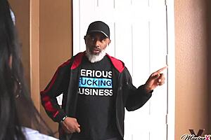 can this mature slutty oriental masseuse handle bbc bull shaun dam fucking her big pussy lips and gaping ass?