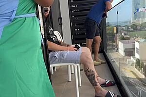 Freeuse STEPMOM Gets CUM from STEPSON and His FRIENDS - Oh Yeah!