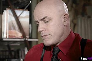 anxious brooklyn surrenders to horny mature bridgette b and derrick pierce in intense threesome