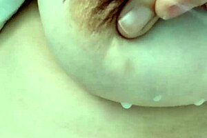 i love how this italian milf squeezes out hot milk from her huge hard full tits with big nipples