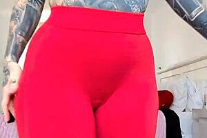 Milf Tries On Sheer Gym Tights Before Getting Fucked in Intense Session