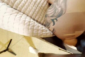 stephanie love casually offers her stepson a taste of her wet pussy in this milf scene