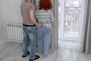 Overwhelmed By Desire Stepson Slides Cock Deep Into Stepmom's Big Ass Before Her Eager Blowjob