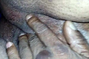 sucking & fingering wifes pussy at the rest stop in homemade ebony granny outdoor video