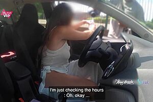 Me Pretty Naughty Asking Directions To Stranger And Letting Him Touch Tits Outdoors