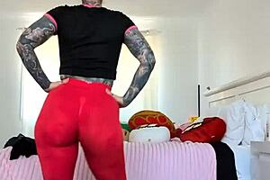 Milf Tries On Sheer Gym Tights Before Getting Fucked in Intense Session