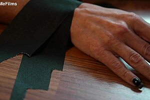 oh god, this wax punishment feels so intense on my fit milf body with wet pussy dripping, she moans in bdsm solo