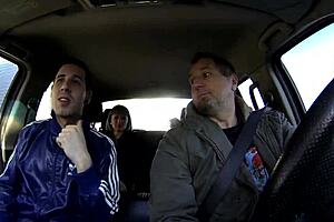 Fucking big tits gilr amateur in anal with stockings and deepthroat on bed