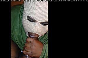 Super sloppy deep throat blowjob from masked girl with big tits big ass interracial black cumshot facial pov handjob on big black cock deepthroat gagging choking cum covered swallow spitting!!