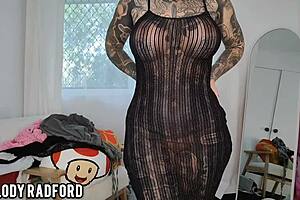 Sheer Shein Try-On Haul With Curvy Milf In Bedroom