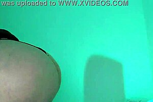 Vivi Guedez busty milf uses vibrator machine on natural tits in pov.