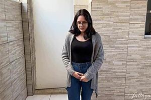 Reluctant Stepmommy Hides Dirty Secret with Neighbor Blowjob Until Cum Covers Natural Tits!