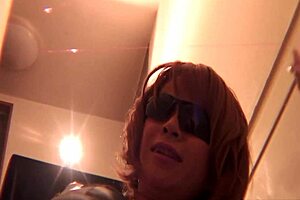 busty sumire matsu positions herself comfortably for an engaging activity at javhd net