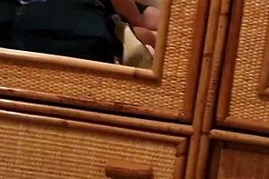 Blonde latina teen rides cock in cowgirl position during rough homemade sex. 😈🔥