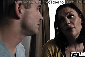 Lonely mature milf stepmom seduces fucks big dick stepson